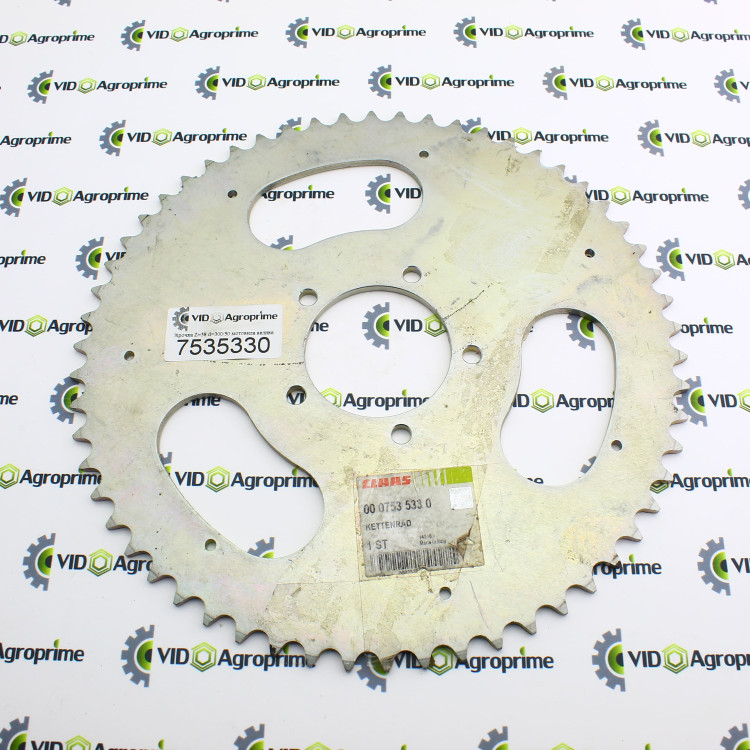 Зірочка Z=58 d=300/50 мотовила велика 7535330 CLAAS