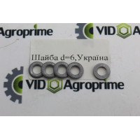 Шайба D6 (VID000011 / D6 / d=6 / DIN125 / 0002361800 / 0002393860)
