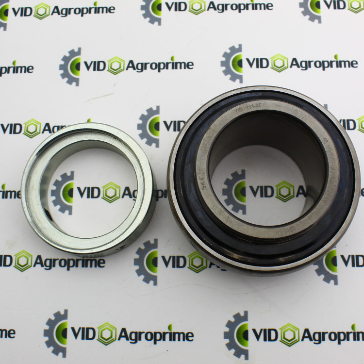 Підшипник кульковий, YEL 211-2F  JD10343+JD10342, GE55KRRB, 47577177, 722003 SKF