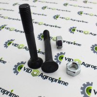 Спецболт 1199А М12х90 потайний під квадрат DIN608 чорн. з гайкою 63050901, 366209013, 7318159590