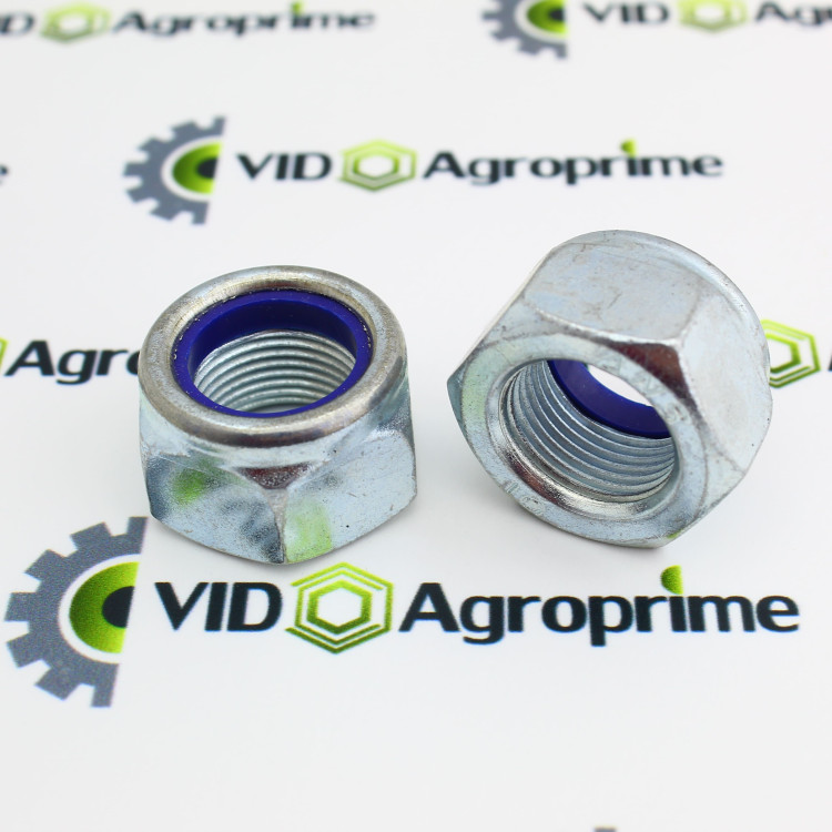 Гайка М20х1,5 DIN985 самостопорна 10 цб