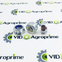 Гайка М10x1,5 DIN 985  самостопорна 10 цинк