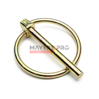 Шплінт DIN 11023 d10 цинк жовтий Шплінт DIN 11023 d10 цинк жовтий